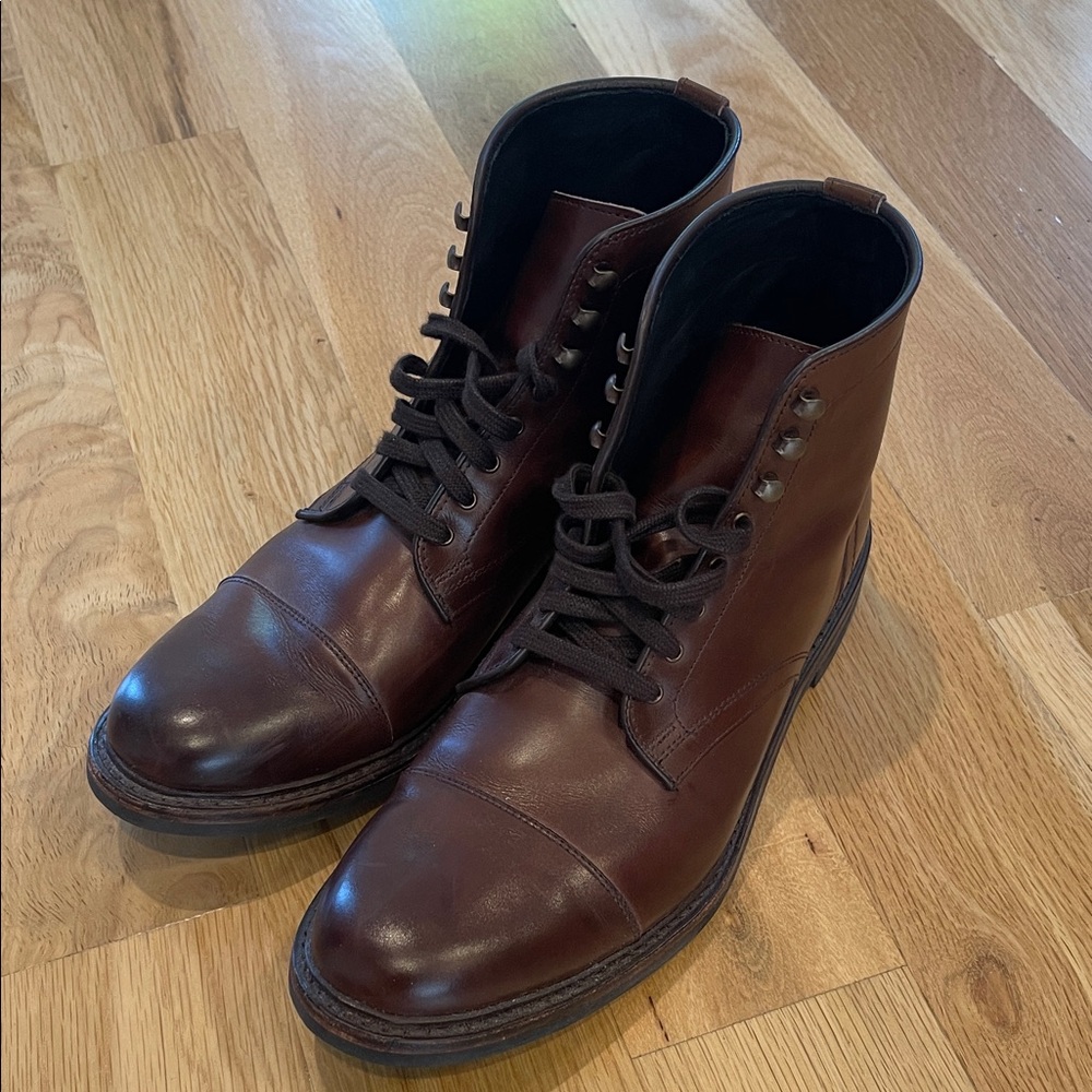 Allen Edmonds Men's Brown Leather Boots size 10